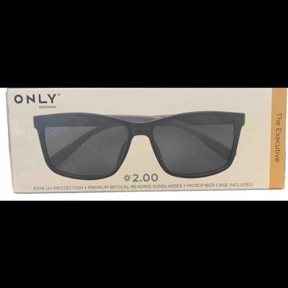 ONLY Eyewear EXECUTIVE +2.00 Blue Light Blocking Sun Readers